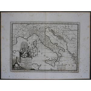 Sold at Auction: Carta geografica generale dell'italia