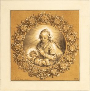 Abraham Bloemaert (1564-1651)Madonna col ... 