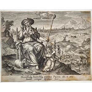 Marten de Vos (1532 - 1603)HVMILIS ANIMVS ... 