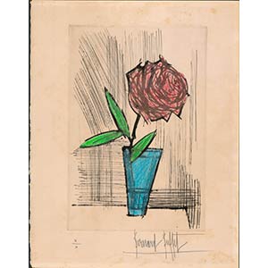 Bernard Buffet (1928-1999)Vase with ... 