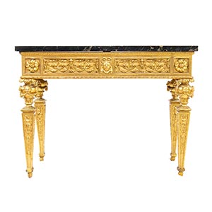 Italian gilded console table - Central ... 
