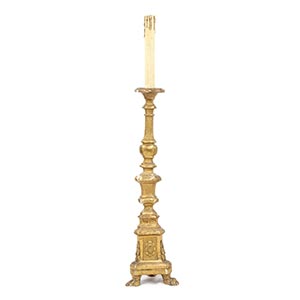Italian gilt wood torch holder - 18th ... 