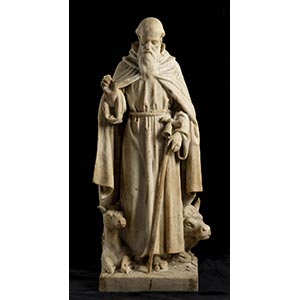 Italian marble sculpture of St. Anthony the ... 