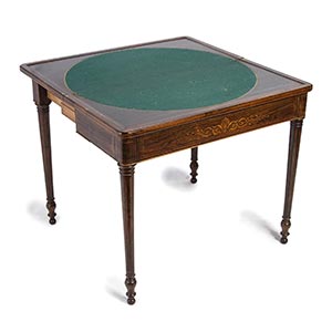 French Charles X gaming table - ... 