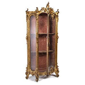 French gilded display cabinet - ... 