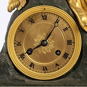 French gilt bronze table clock ... 