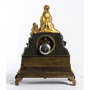 French gilt bronze table clock ... 