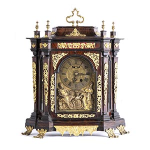 Italian table clock - Rome, 18th century, ... 