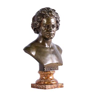 French bronze bust depicting ... 