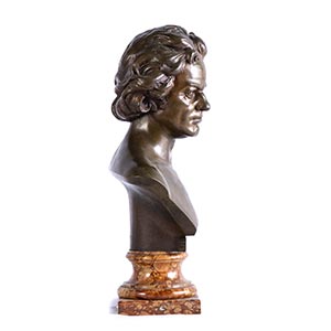 French bronze bust depicting ... 