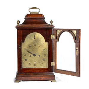 English mahogany table clock - ... 