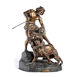 French sculpture - 20th century, signed ... 