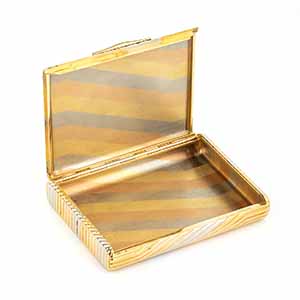 BULGARI: 18k gold cigarette case - ... 