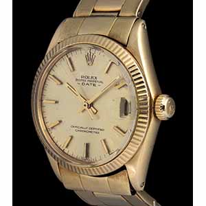 ROLEX Date: gold wristwatch ref. ... 