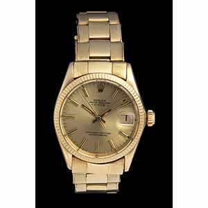ROLEX Date: gold wristwatch ref. 6627, 1967 ... 