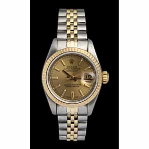 ROLEX datejust: orologio lady acciaio e oro ... 