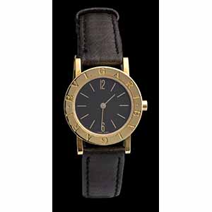 BULGARI: gold ladys wristwatch, 1990s ... 