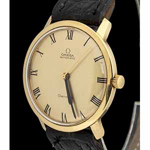 OMEGA: gold wristwatch, 1960s  18k ... 