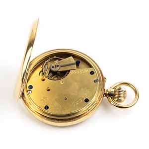 PAYNE: 18k gold pocket watch and ... 