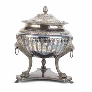 Italian silver covered cup - ... 