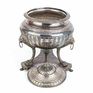 Italian silver covered cup - ... 