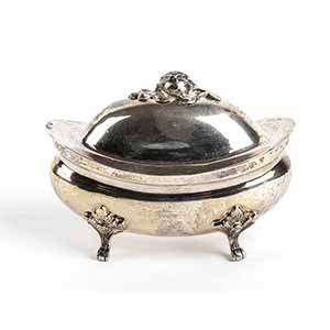 Italian silver sugar pot - Turin ... 