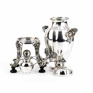 French silver tea kettle - Paris ... 