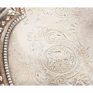 English sterling silver salver - ... 