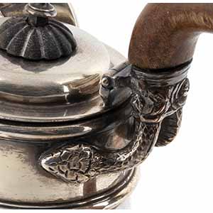 English sterling silver tea kettle ... 