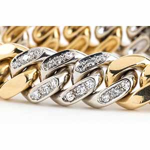 Diamond gold bracelet - mark of ... 