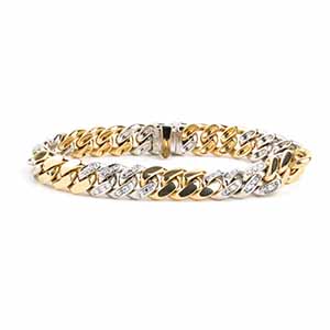 Diamond gold bracelet - mark of ... 