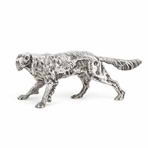Italian silver dog - 1950s - 1960s 8000/1000 ... 