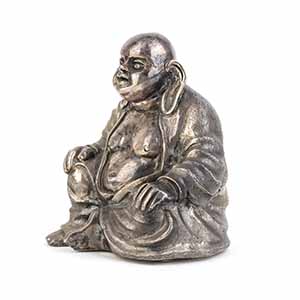 Italian silver Buddha - Milan, ... 
