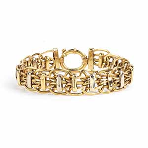 18k gold bracelet - mark of LINDIANA made ... 