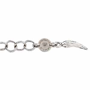 Sterling silver bracelet, fairy ... 