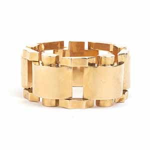 Bracciale in oro modello Tank - ... 