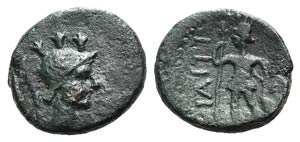 Sicily, Iaitos, 2nd century BC. Æ (16mm, ... 