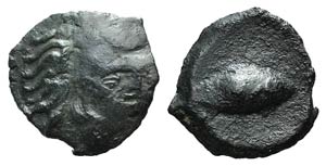 Sicily, Solus, c. 300-241 BC. Æ (14mm, ... 