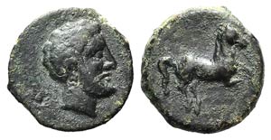 Sicily, Solus, c. 300-241 BC. Æ (13mm, ... 