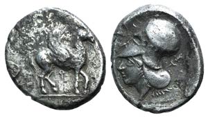 Corinth, c. 405-345 BC. AR Stater (21mm, ... 