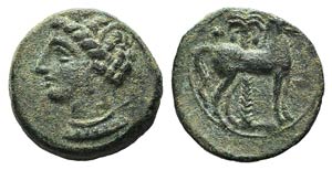 Carthage, c. 400-350 BC. Æ (16mm, 2.52g, ... 