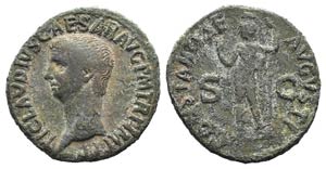 Claudius (41-54). Æ As (29mm, 11.27g, 6h). ... 