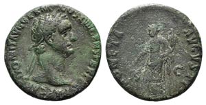 Domitian (81-96). Æ As (26mm, 10.46g, 6h). ... 
