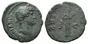 Hadrian (117-138). Æ As (29mm, 9.86g, 6h). ... 