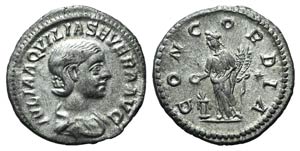 Aquilia Severa (Augusta, 220-222). AR ... 