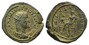 Maximinus I (235-238). Æ Dupondius (28mm, ... 