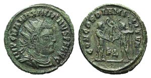 Maximianus (286-305). Æ Radiate (21mm, ... 