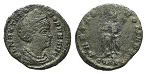 Theodora (died before AD 337). Æ (15mm, ... 