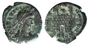 Flavius Victor (387-388). Æ (13mm, 1.34g, ... 