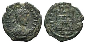 Flavius Victor (387-388). Æ (14mm, 1.21g, ... 